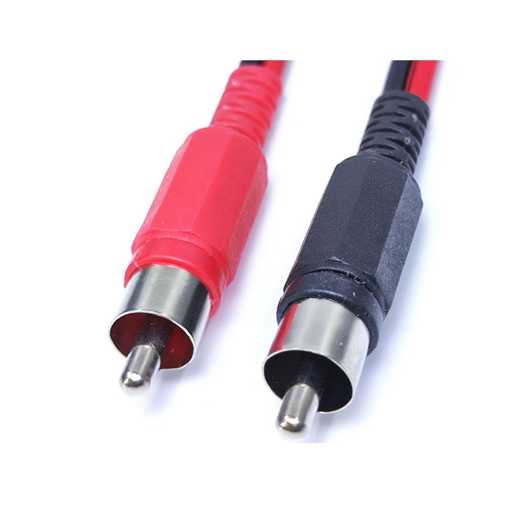 Adapter Cable From Speaker Wires To Rca Plug   Rca Plug Cable   Rca Plug Adapter, Speaker Wire With Rca Males   Black/Red