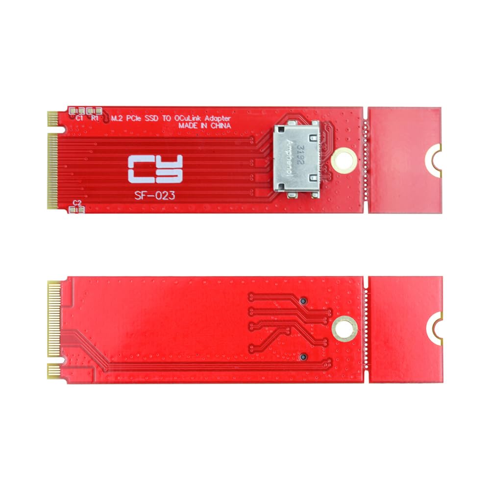 Xiwai Pci E 3.0 Pci Express 4.0 Nvme M.2 M Key To Oculink Sff 8612 Sff 8611 Host Adapter For Pcie U.2 Egpu Ssd 2260 2280