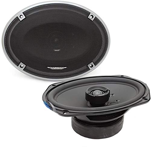 Image Dynamics ID69 100W RMS 6x9 ID Series Full Range Coaxial System with 1 (25mm) Silk Tweeter - Pair