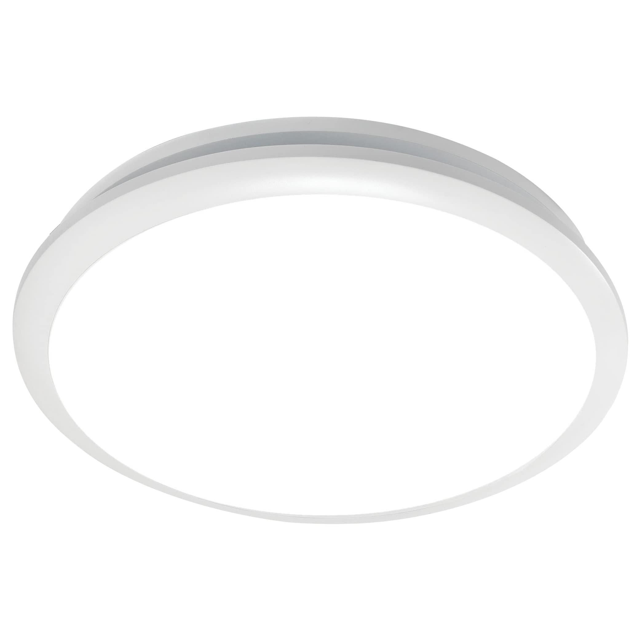 Homewerks 7141 110 Bathroom Fan Integrated Led Light Ceiling Mount Exhaust Ventilation 2.0 Sones 110 Cfm, White