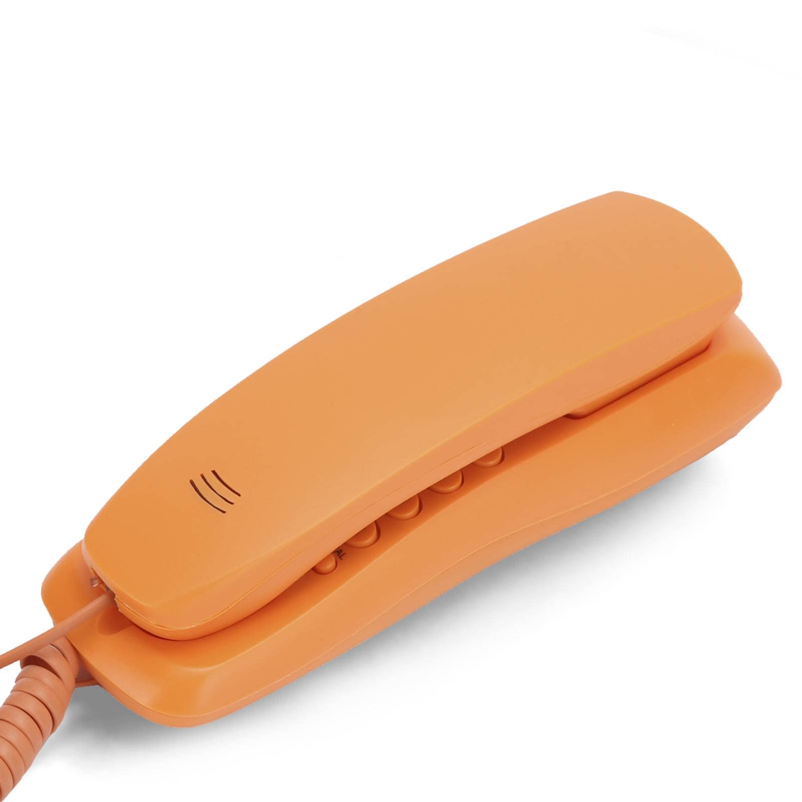 Wired Desk Phone,Wall Mounted Phone,Portable Thin Phone,Exquisite Workmanship,Abs Retro Landline Phone, Suitable For Home, Offic