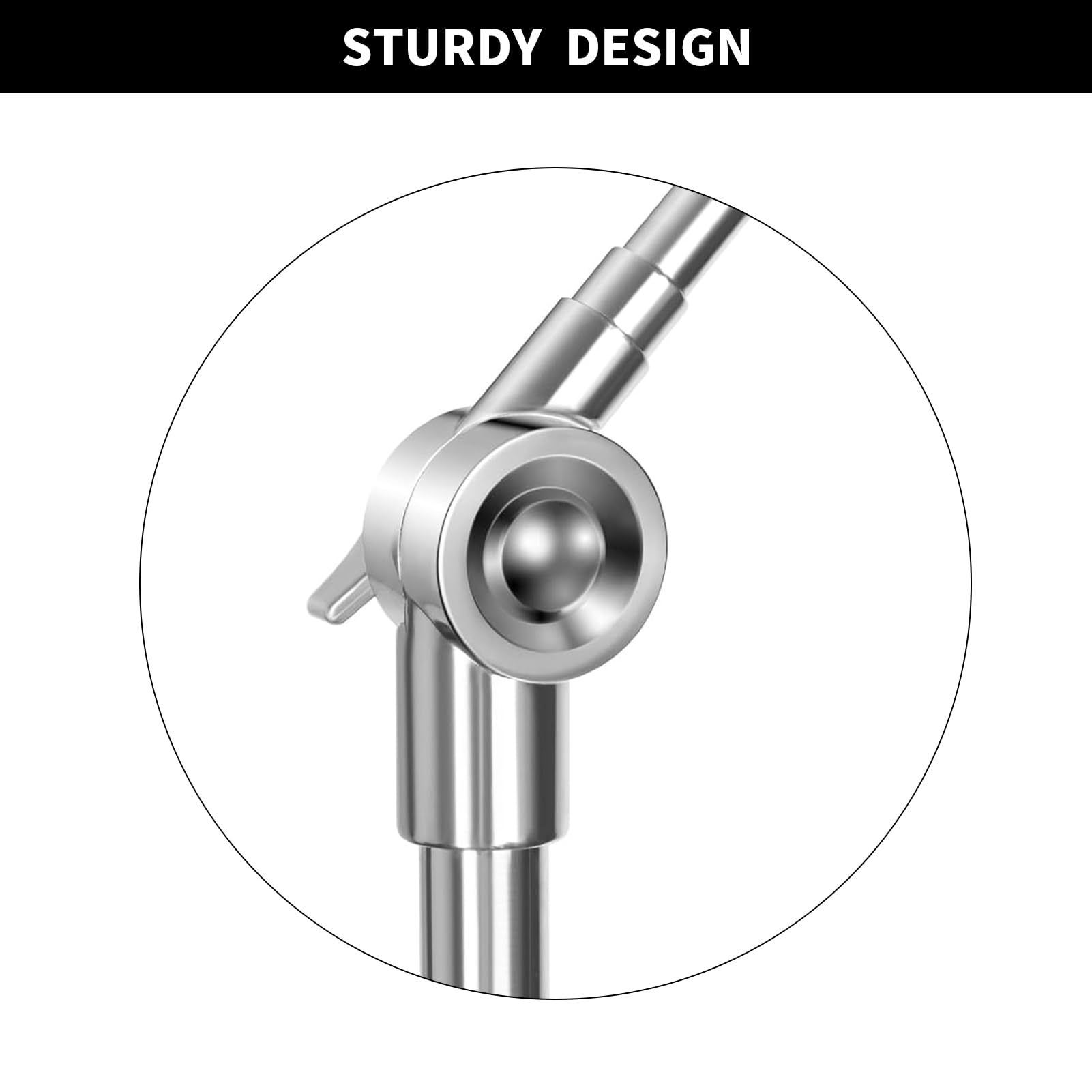 2 Pack Boom Cymbal Stand + Drum Sticks Holder + Two Pair Of 5A Drum Sticks, Adjustable Cymbal Stand With Counterweight Adapter F