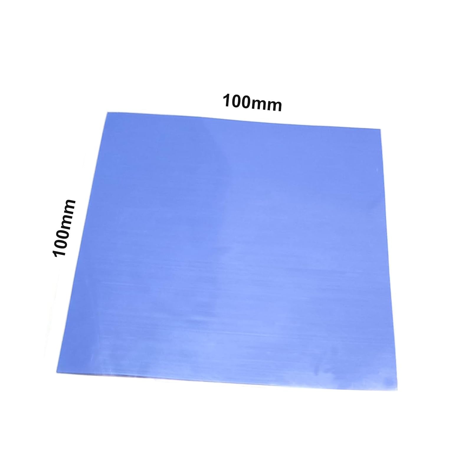 4 Pieces Silicone Thermal Pad, 0.5Mm 1Mm 1.5Mm 2Mm Thickness 100X100Mm Whole Piece, Thermal Conductivity 3.0 W/Mk, Heat Resistan