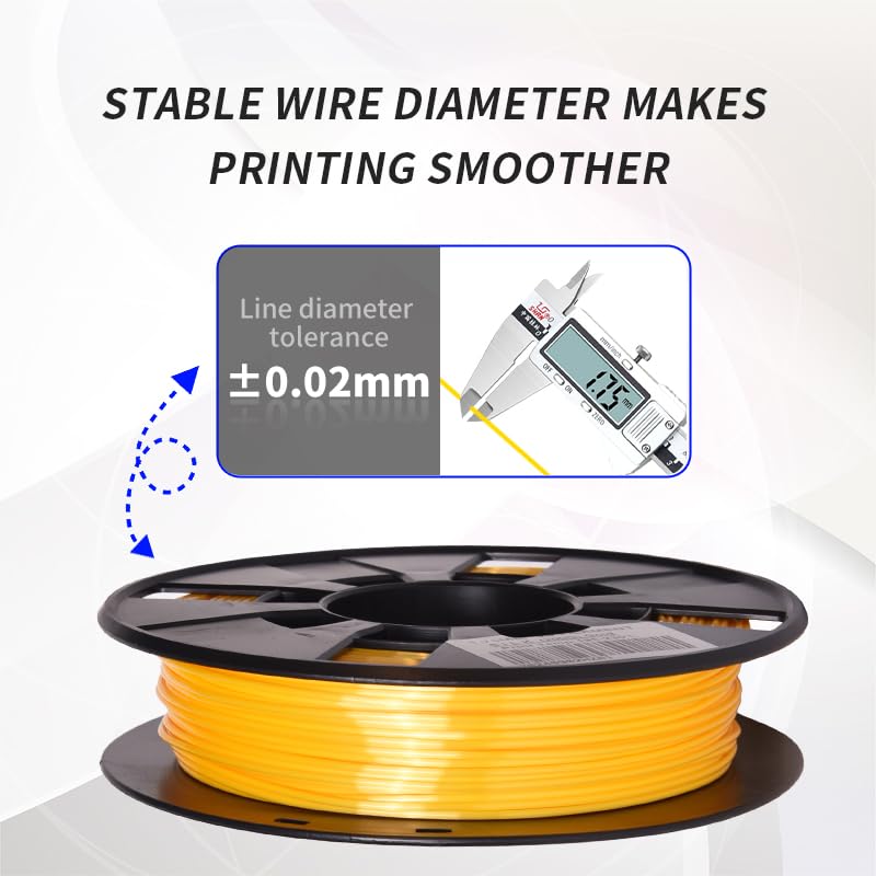Rambery 3D Printer Filament Silk Pla Filament 1.75Mm Silver Gold Copper Grey, 200G X 4 Spools Shiny Metallic 3D Printing Filamen