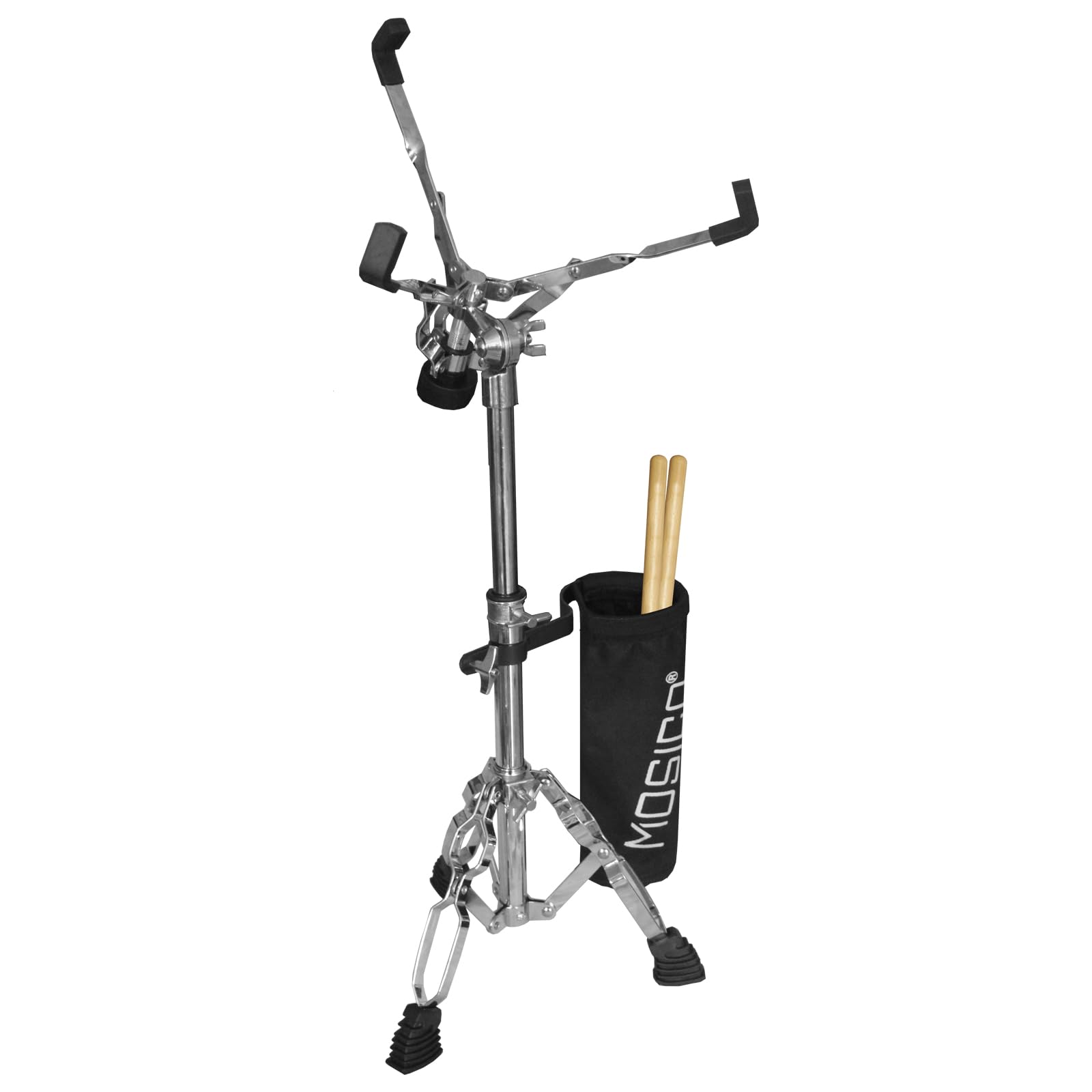 Mosico Snare Drum Stand Height Range 13.40 23 Inches For 10'' 14'' Snare Drum With Drumstick Holder Snare Stand For Beginners
