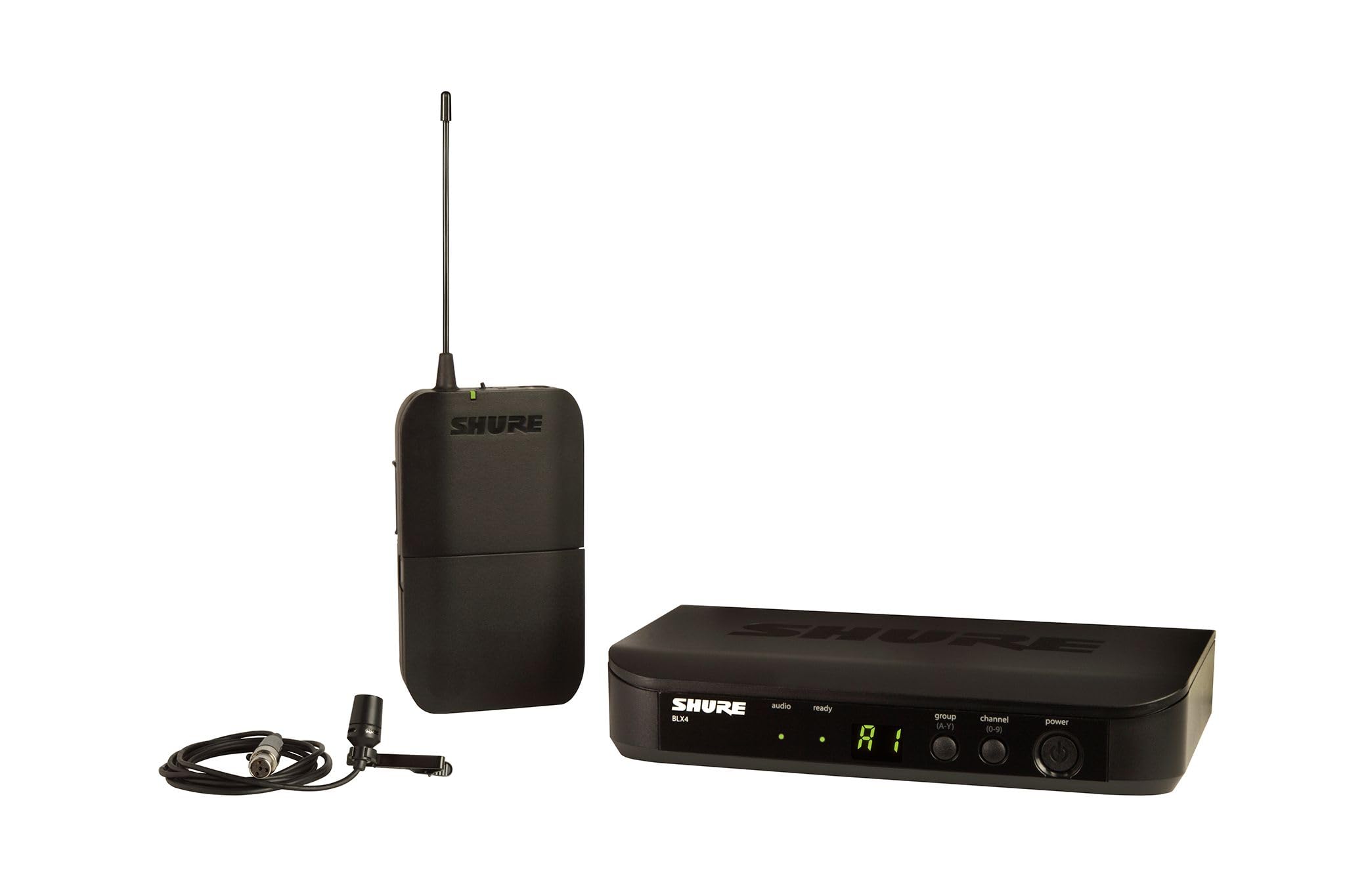 Shure BLX14/CVL UHF Wireless Microphone System - Perfect for Interviews, Presentations, Theater - 14-Hour Battery Life, 300 ft R