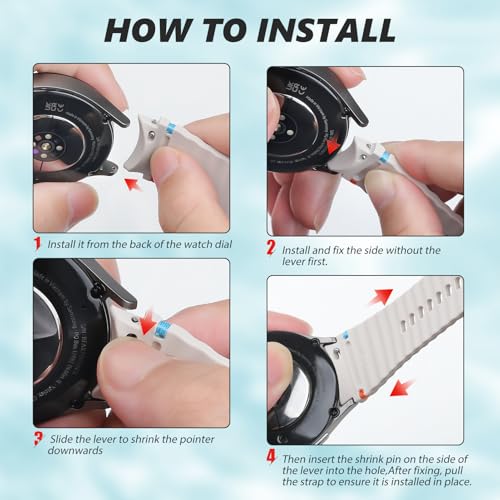 EIHAIHIS Sport Band for Samsung Galaxy Watch 7/6/5/4, 40mm/44mm, Soft Silicone, No Gap, Orange, Compatible with Women & Men