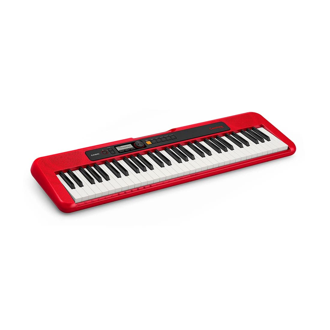 Casio Casiotone Ct S200 61 Key Portable Keyboard   Red Bundle With Adjustable Stand, Bench, Headphones, Sustain Pedal, Piano Boo