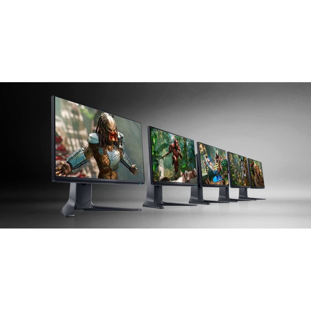 Alienware 240Hz Gaming Monitor 24.5 Inch Full Hd With Ips Technology, Dark Gray - Dark Side Of The Moon - Aw2521Hf