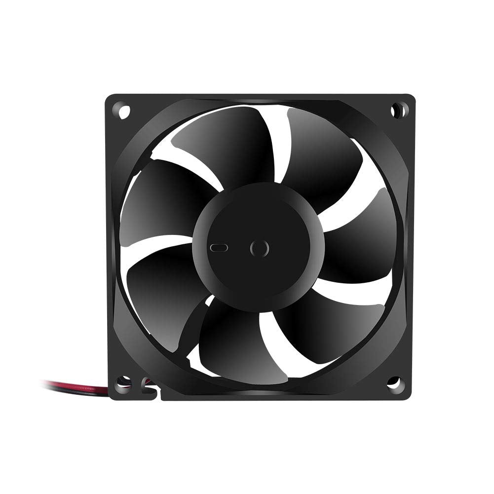 2Pcs 12V 3.14In 0.98In Fan 80Mm X 80Mm X 25Mm Fan Dc 12V 8025 Brushless Cooling Fan 80Mm 25Mm For Cooling Pc Computer Case Cpu C