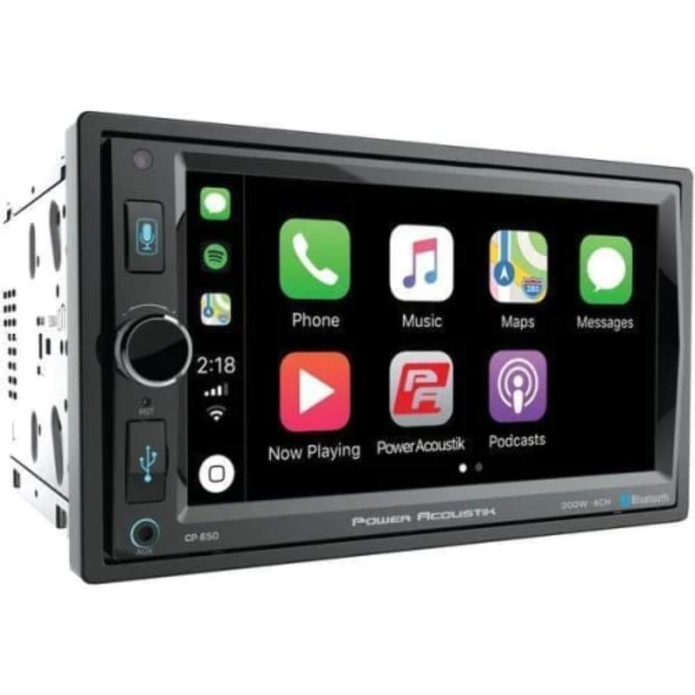 Power Acoustik D.Din 6.5'' Multimedia Receiver With Apple Car Play