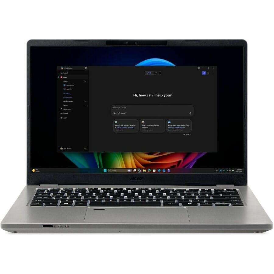 Acer Tmp414-56-784R-Us 14In. Wqxga+ 2880X1800 Ips, Intel Core Ultra 7 355, 16 Gb