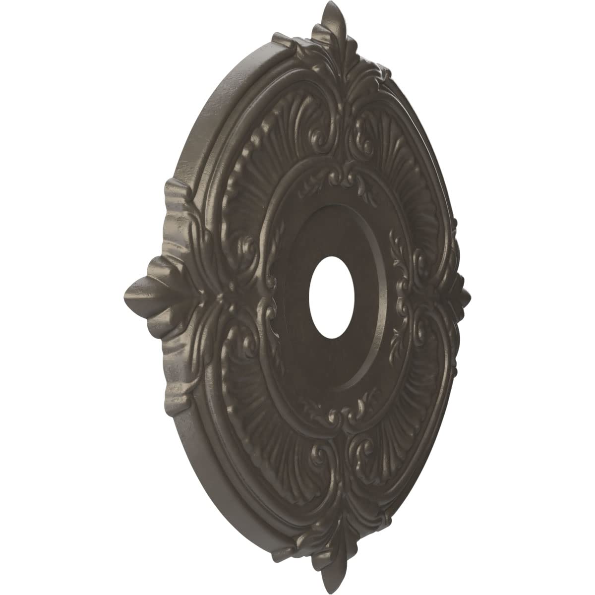 Ekena Millwork Cmp22Atdst Attica Thermoformed Pvc Ceiling Medallion (Fits Canopies Up To 7 3/4), 22Od X 3 1/2Id X 1P, Universal