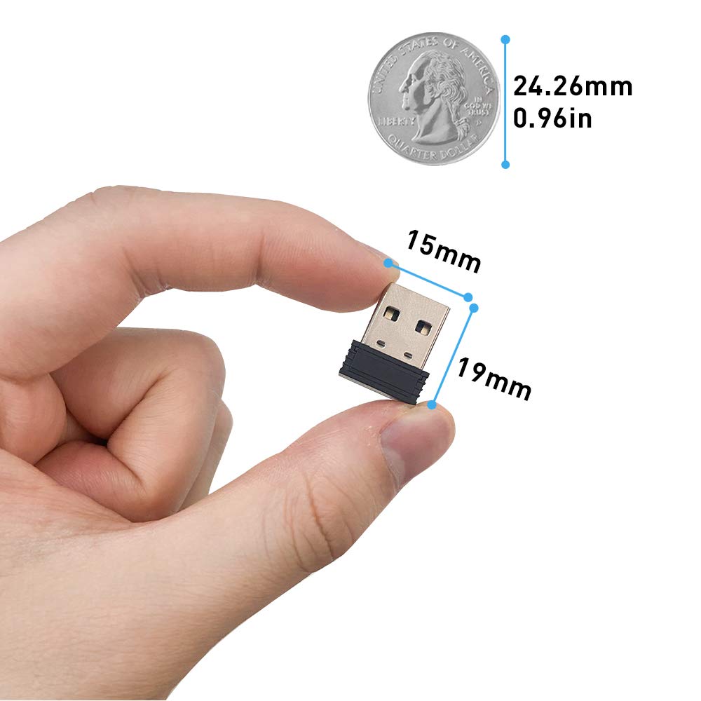 Usb Ant+ Stick Dongle Adapter Wireless Receiver For Zwift, Thesufferfest, Trainerroad, Rouvy To Upgrade Bike Trainer U1