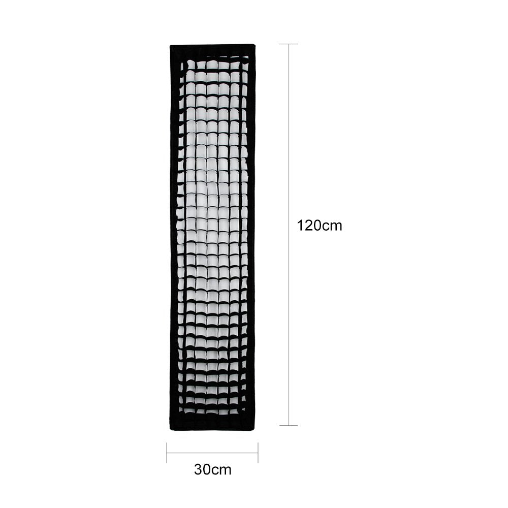 Godox 12''X 47'' 30X120Cm Honeycomb Grid Rectangular Softbox For Photo Strobe Studio Flash Softbox Bowens Mount
