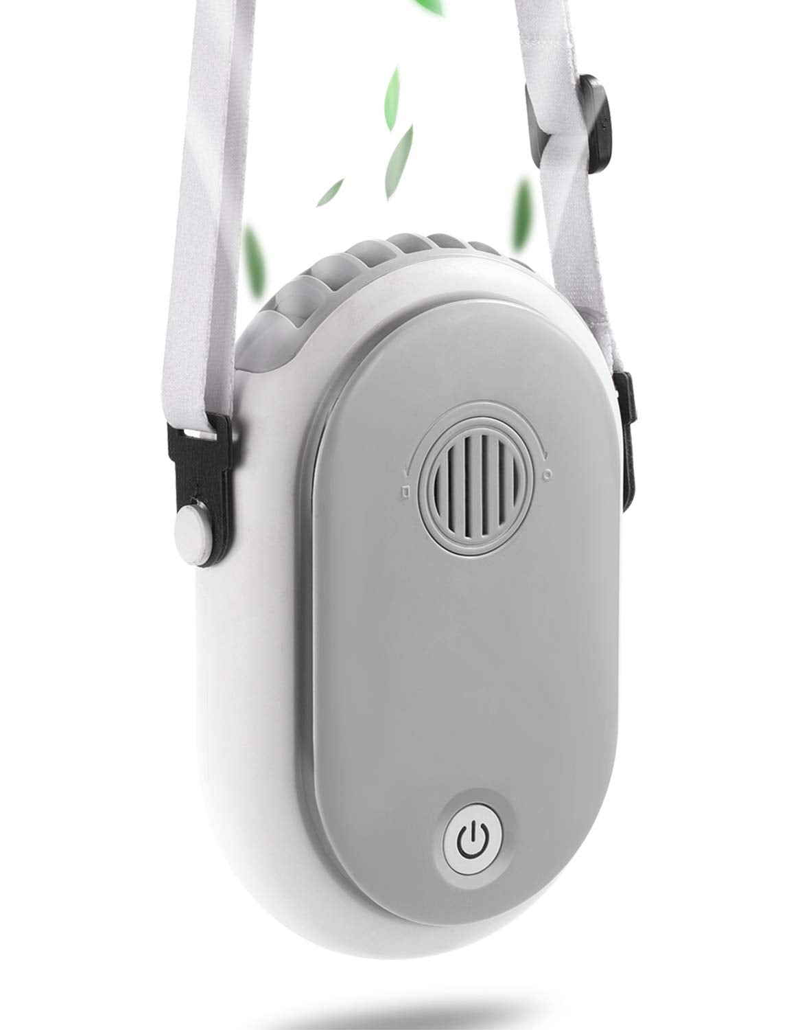 Portable Hanging Neck Fan Wearable Personal Fan Battery Operated Usb Rechargeable 3 Speed Mini Handheld Air Conditioning Cooling