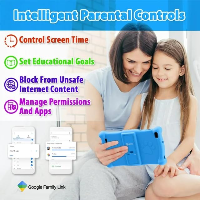 Contixo 7 Inch Disney Kids Learning Tablet, Wifi, Bluetooth, Kids Wired Headphone, Stylus And Tablet Bag Bundle With Teacher Approved Apps And Parent Control   Purple Set