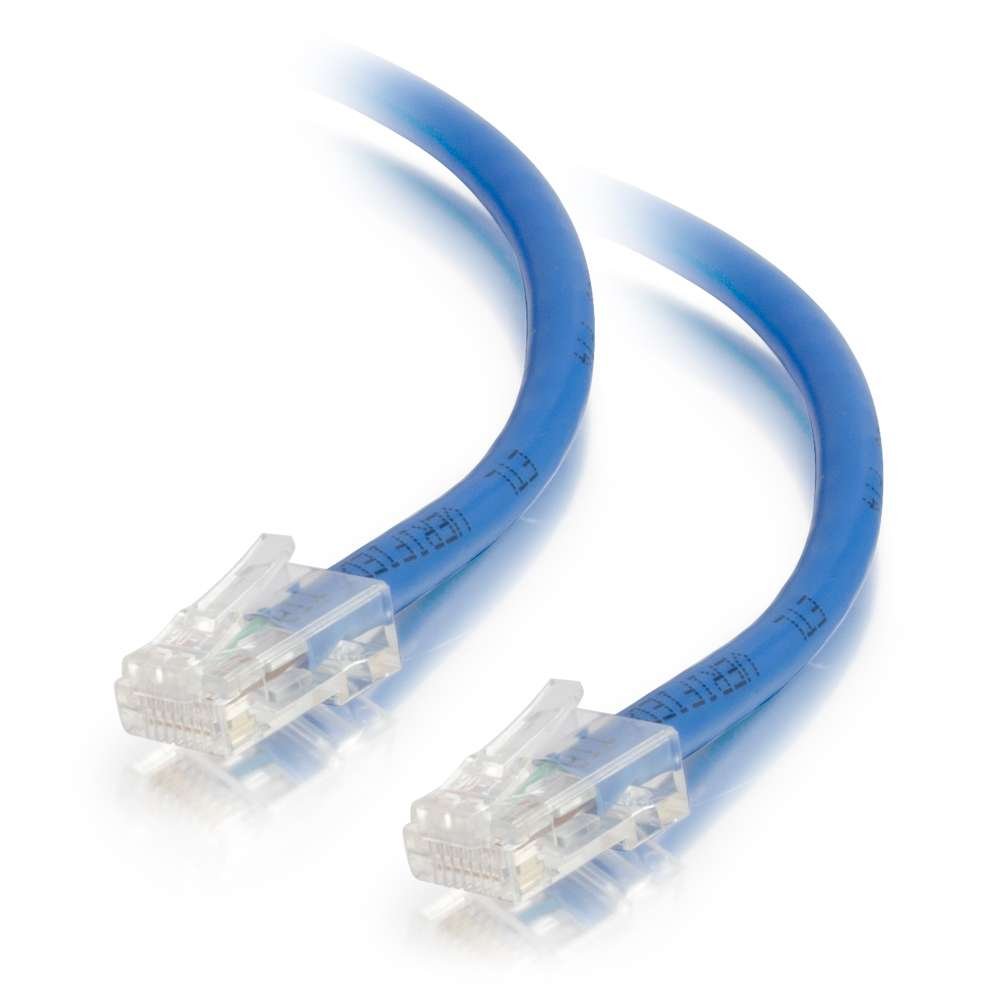 C2G 25151 Cat5E Cable   Non Booted Unshielded Ethernet Network Patch Cable, Blue (2 Feet, 0.60 Meters)
