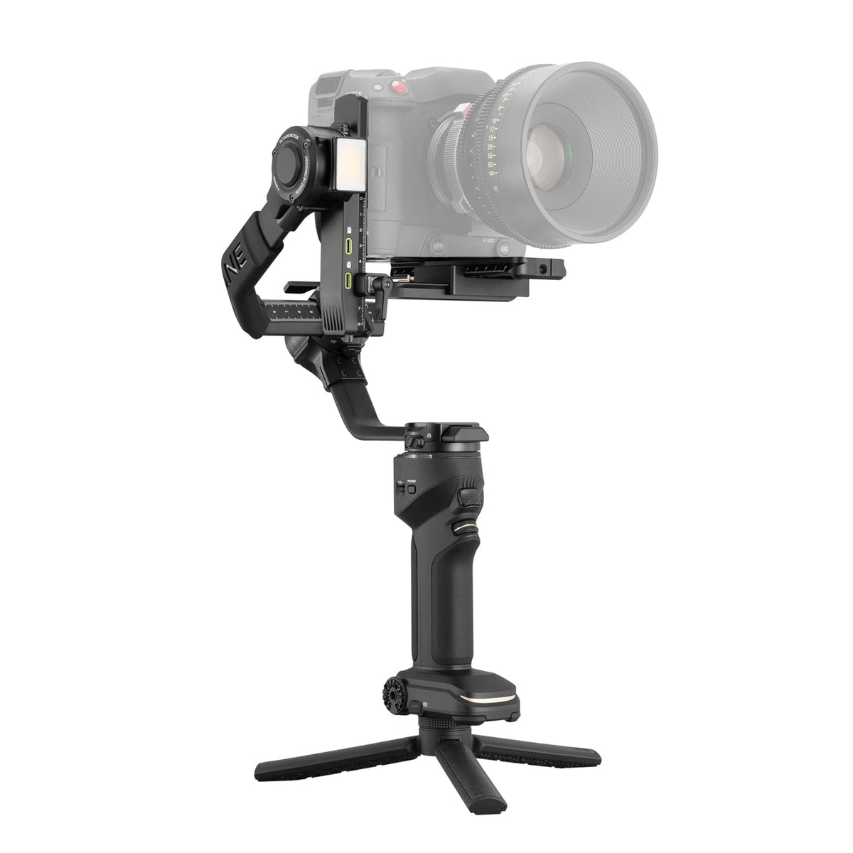 ZHIYUN Crane 4, 3-Axis Gimbal Stabilizer for DSLR and Mirrorless Camera, Nikon Sony Panasonic Canon Fujifilm BMPCC 6K, Fill Light, PD Fast Charge