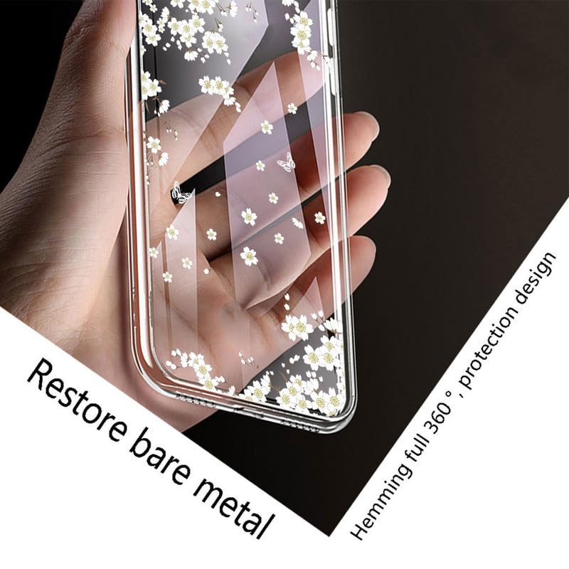 Hgjtfany Phone Case For Vivo V30 Lite (6.67''), 360 Drop Protection Cover, [Ultra Thin ] [Anti Yellowing] Clear Silicone Shockpr