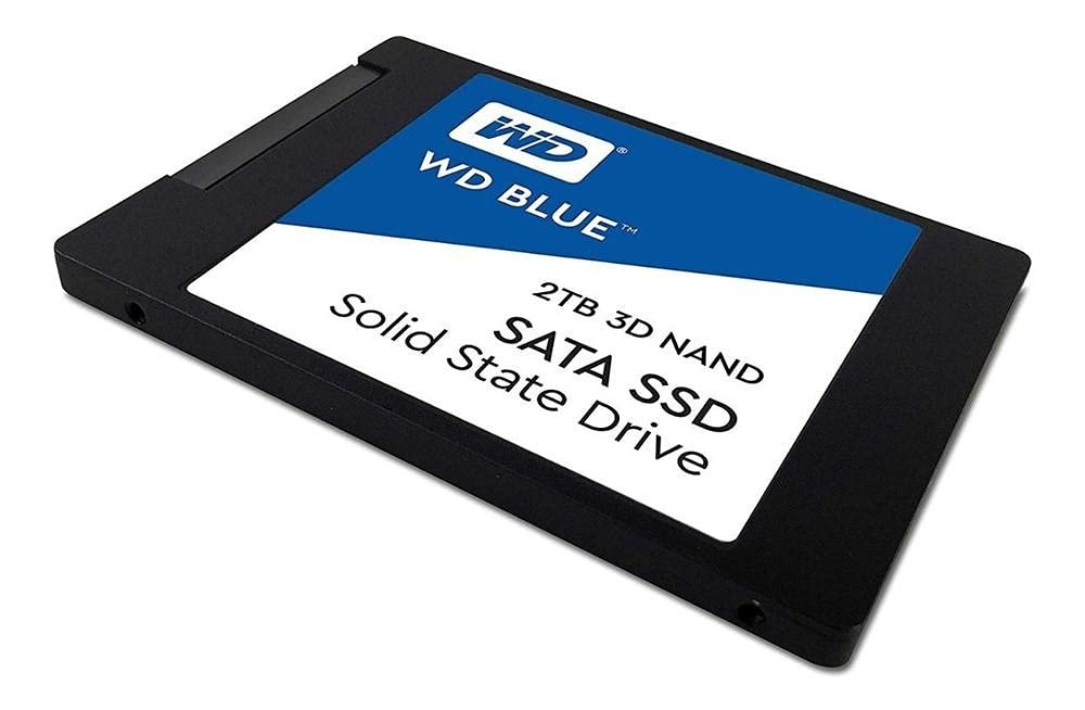 Western Digital 2Tb Wd Blue 3D Nand Internal Pc Ssd   Sata Iii 6 Gb/S, 2.5''/7Mm, Up To 560 Mb/S   Wds200T2B0A, Solid State Hard