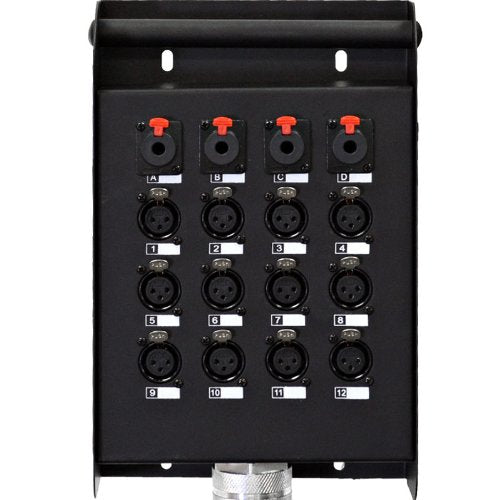 Seismic Audio - Sajt-12X4X100 - 12 Channel 100' Xlr Snake Cable With 1/4'' Returns