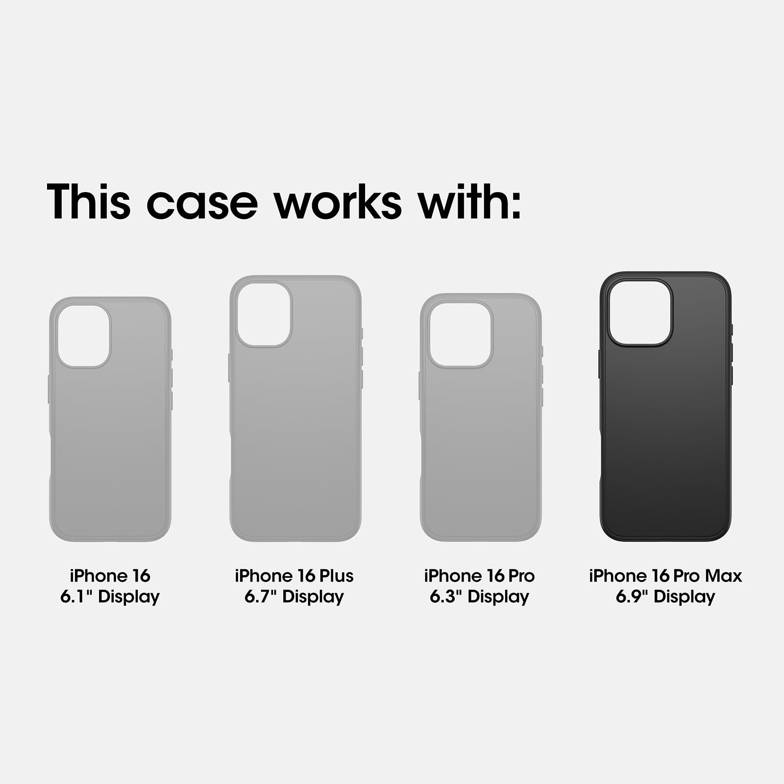 Otterbox Iphone 16 Pro Max React Series Case   Clear