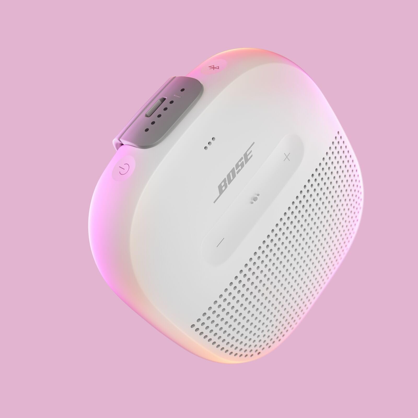 Bose Soundlink Micro Bluetooth Speaker: Small Portable Waterproof Speaker With Microphone, White Smoke