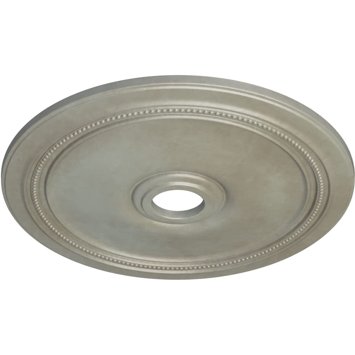 Ekena Millwork Cm24Difls Diane Ceiling Medallion, 24Od X 3 5/8Id X 1 1/4P (Fits Canopies Up To 6 1/4), Hand-Painted Flash Gold