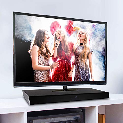 Pyle Surround Sound Tv Sound Bar   Bluetooth Compatible Wireless Soundbar For Tv W/ Built In Subwoofer Speaker   Television Soun