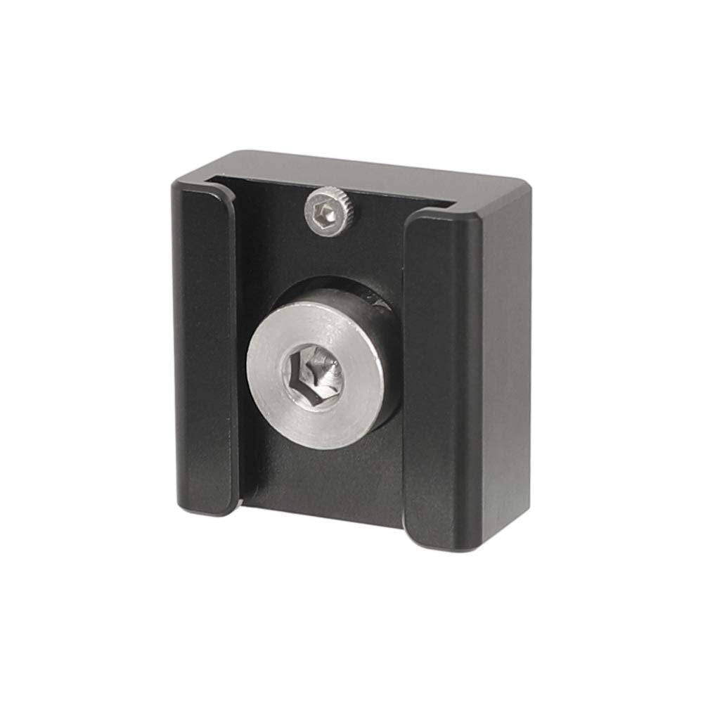 Camvate 3/8'' 16 Cold Shoe Mount Adapter With Locating Pins Compatible For Arri Standard Mounting Points   2621