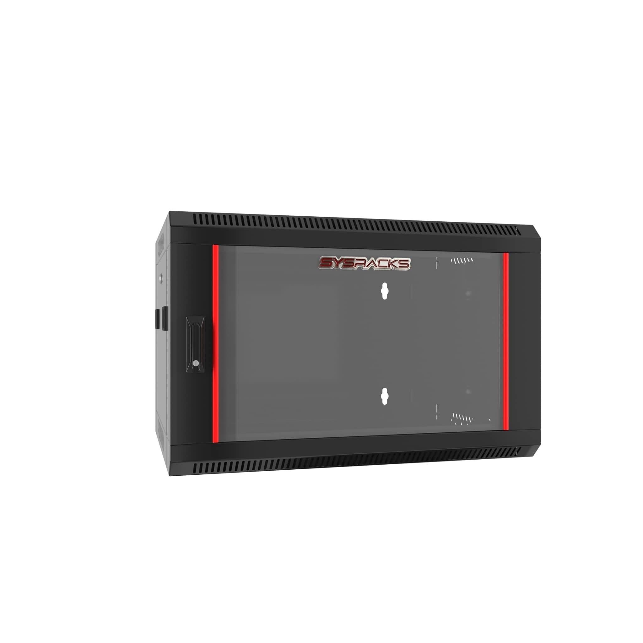 6U   Server Rack   Wall Mount Rack   Locking Cabinet For Network   Electronics   Security   Audio   Video   Av Equipment   Data Rack   24 Inch Depth Server Cabinet