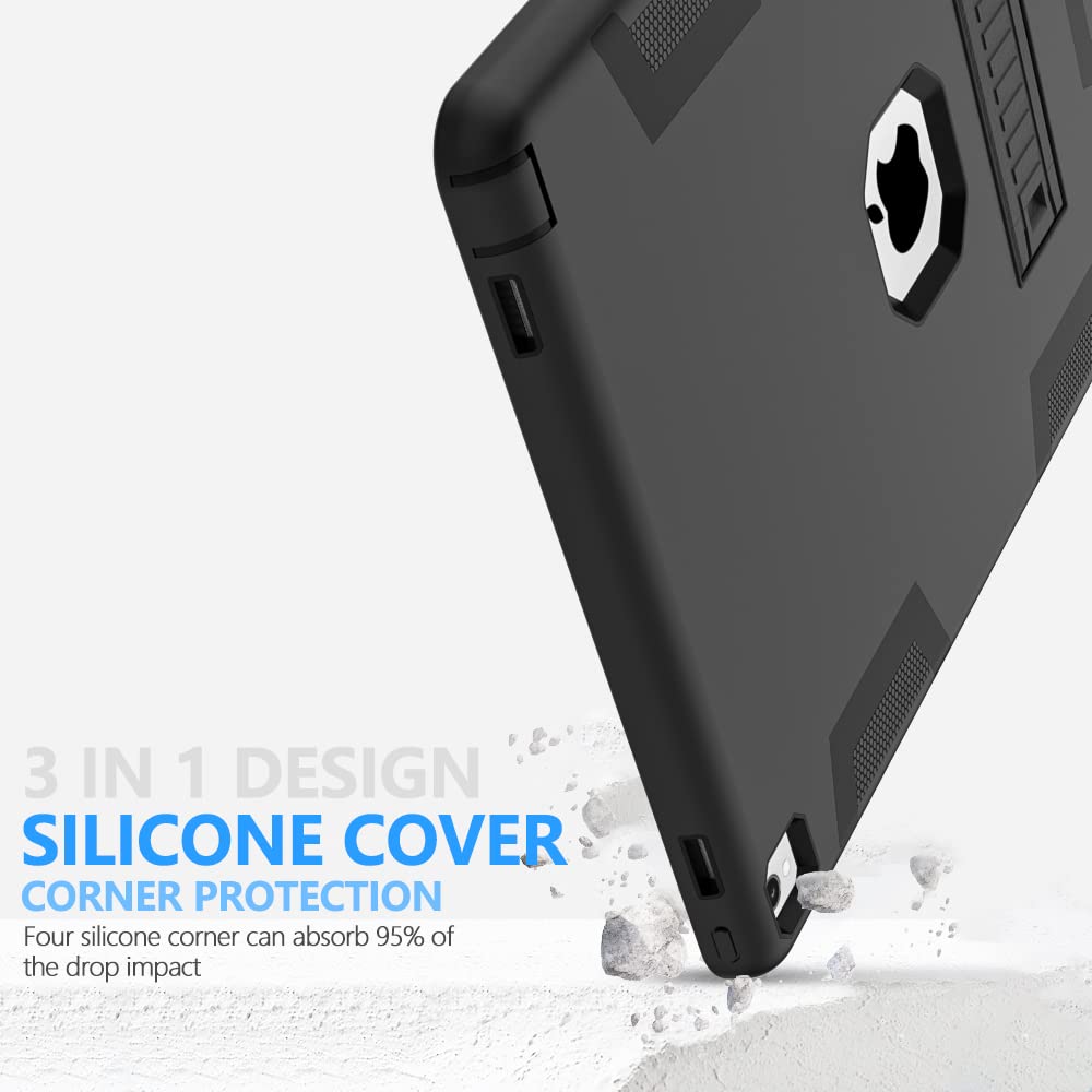 Puxicu Case For Ipad Pro 12.9 Case 2017/2015 (Old Model,1St & 2Nd Gen), Heavy Duty Rugged Protective, Cover For Ipad Pro 12.9''