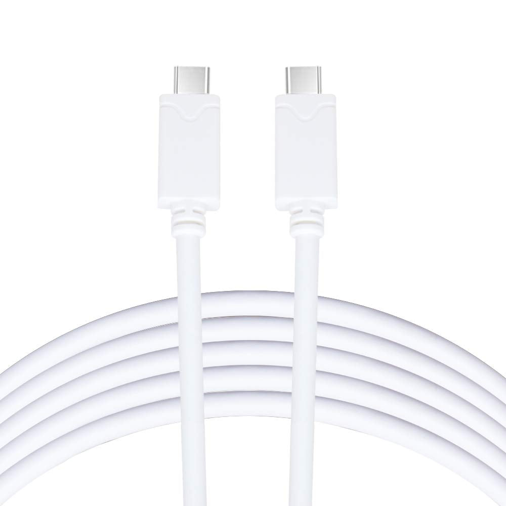 20Ft Usb C To Usb C Cable   Extra Long Usb Type C   Compatible With Samsung, Ipad Pro, Android Devices, Camera Tethering And More (White)