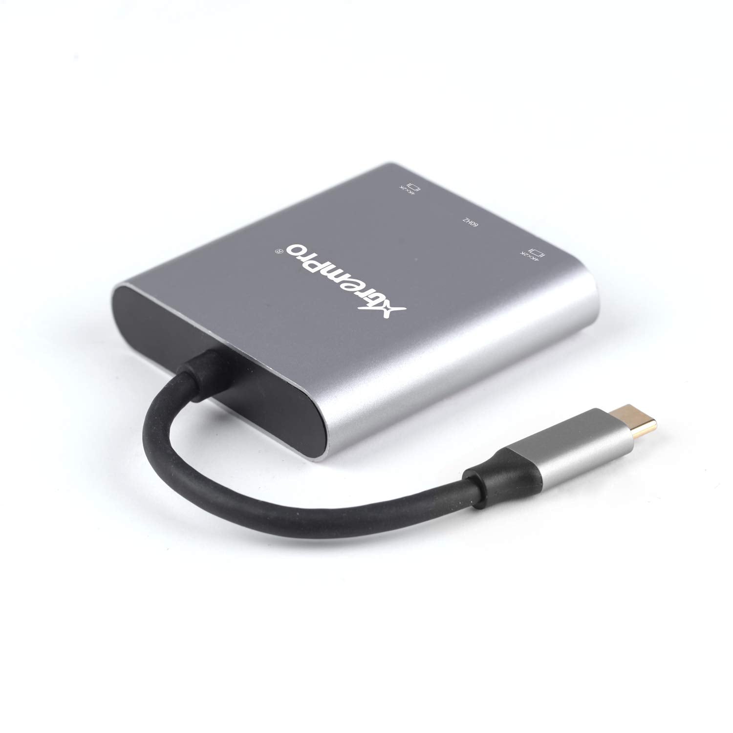 Xtrempro Usb C To Dual Hdmi Adapter 4K @60Hz,Hdmi Splitter For Dual Monitors,Compatible With Windows Systems Only