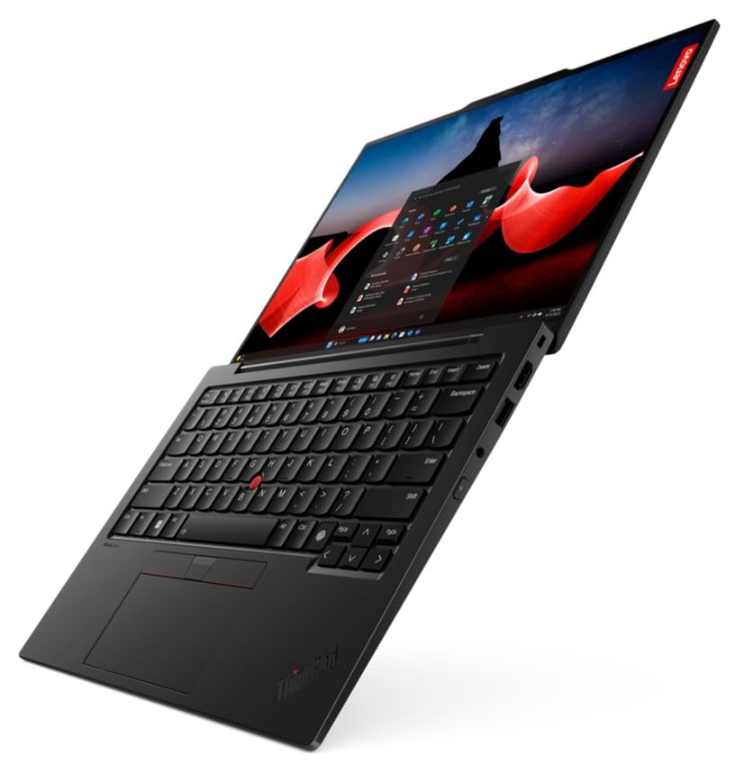 Lenovo Gen 12 Thinkpad X1 Carbon Laptop With Intel Ultra 7 165U Vpro Processor, 14 Wuxga Anti-Glare Touchscreen, 64Gb 6400Mhz Ra