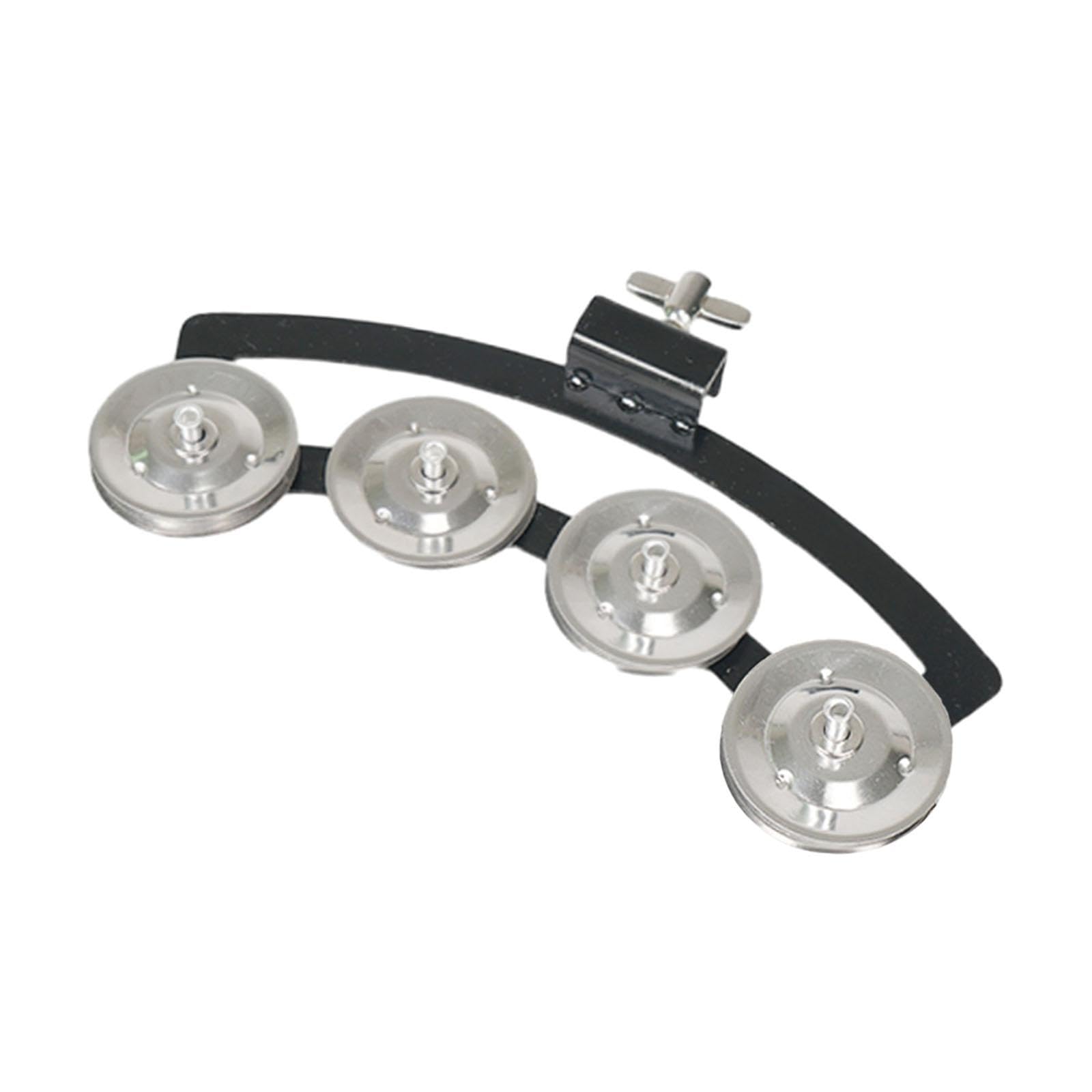 MERISHOPP Cymbal Hi Hat Tambourine Mountable Snare Tambourine for Ensemble KTV Concert argent|Musical Instruments & Gear|Percuss