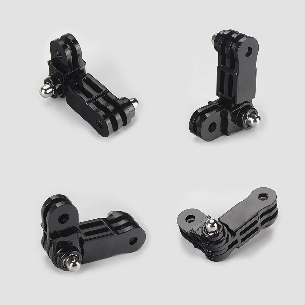 Hsu Adjust Arm Straight Joints Mount, Long And Short Same Direction Straight Joints Mount For Gopro Hero 13 12 11 10 9 8 7 6 5 4