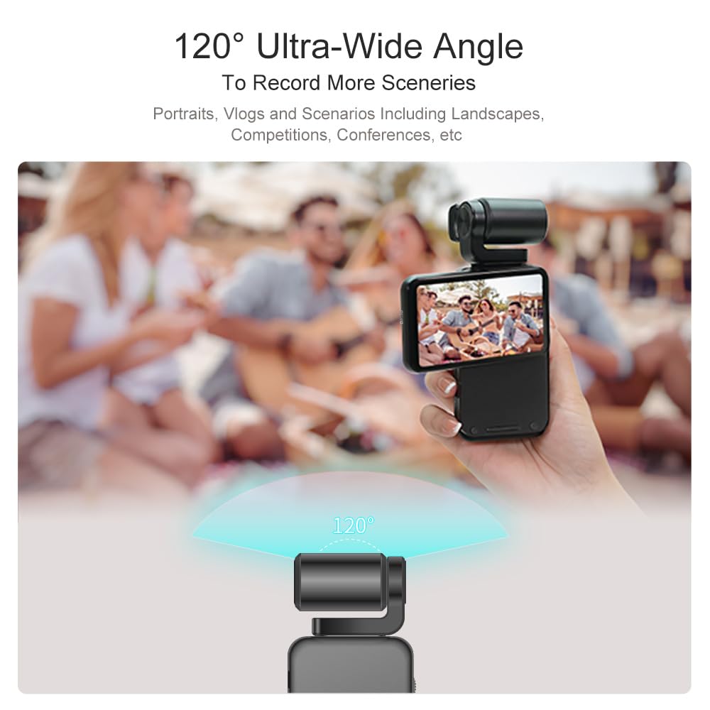 Ordro M3 5K Uhd Camera With 3.5 Inch Flippable Touch Screen, 3250Mah Large Capacity Battery, Ir Night Vision Function+64G Memory Card