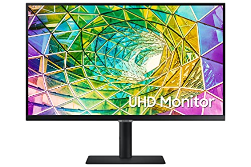 Samsung S80A Series 27 Inch 4K Uhd (3840X2160) Computer Monitor, Hdmi, Usb Hub, Hdr10 (1 Billion Colors), Height Adjustable Stan