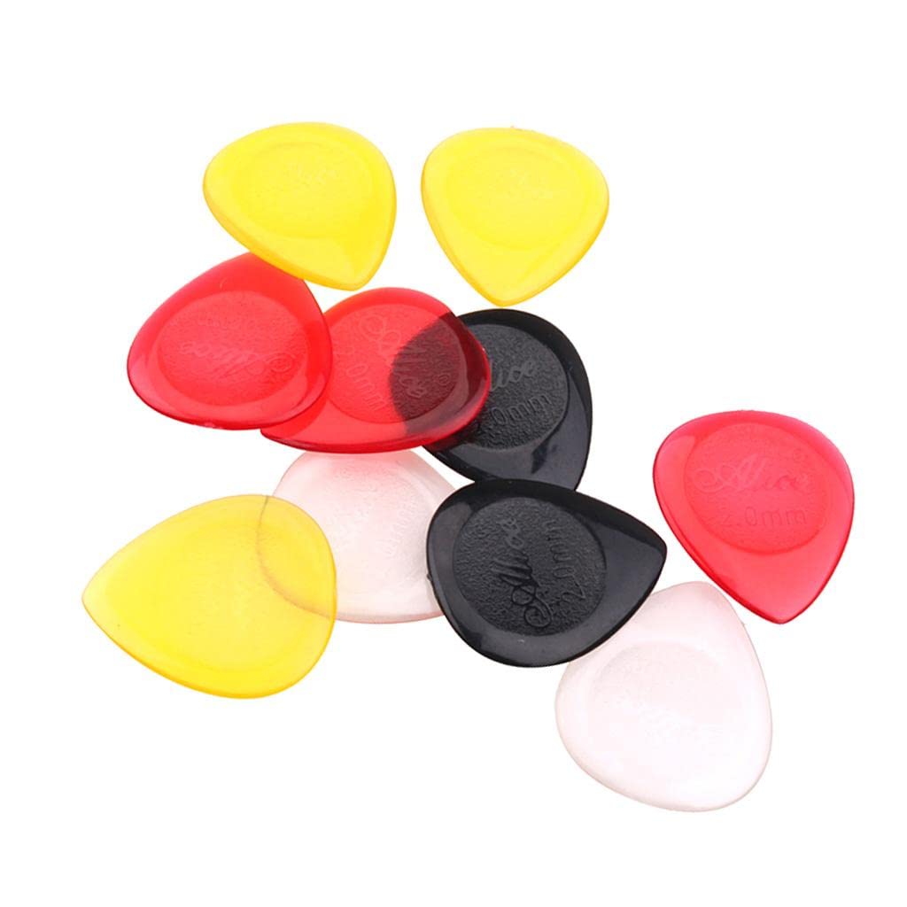 Expora Portable Guitar Pick Plectrum Acoustic Guitar Water Drop Shaped, Pack Of 10