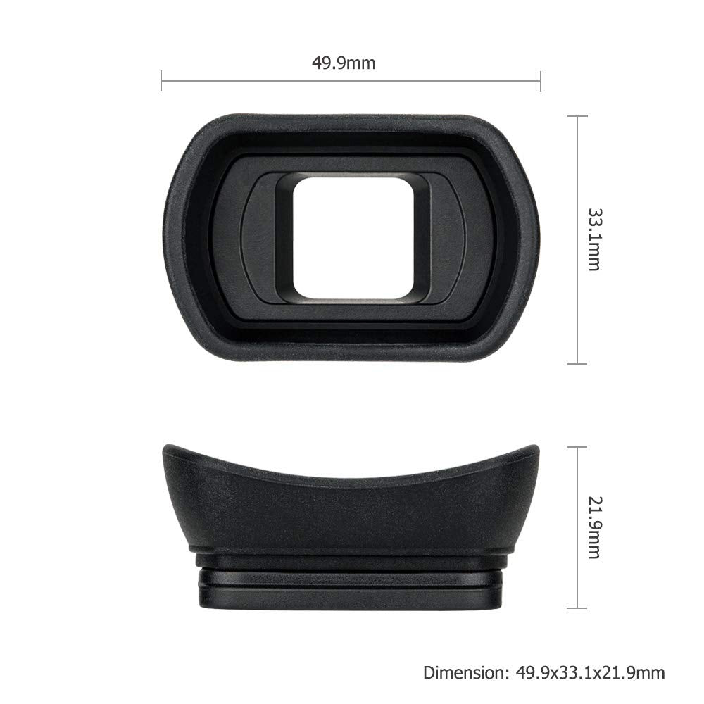 Kiwifotos Dk 30 Long Soft Viewfinder Eyecup Eyepiece For Nikon Z50 Camera, Replaces Nikon Dk 30 Eyecup
