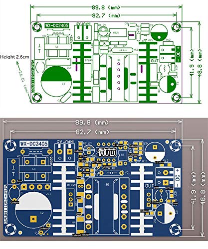 Noyito Ac To Dc Isolated Power Supply Module Ac 120V 100V   240V To Dc 24V 2A 48W Peak 24V 3A 72W Max Power Module With Overvolt