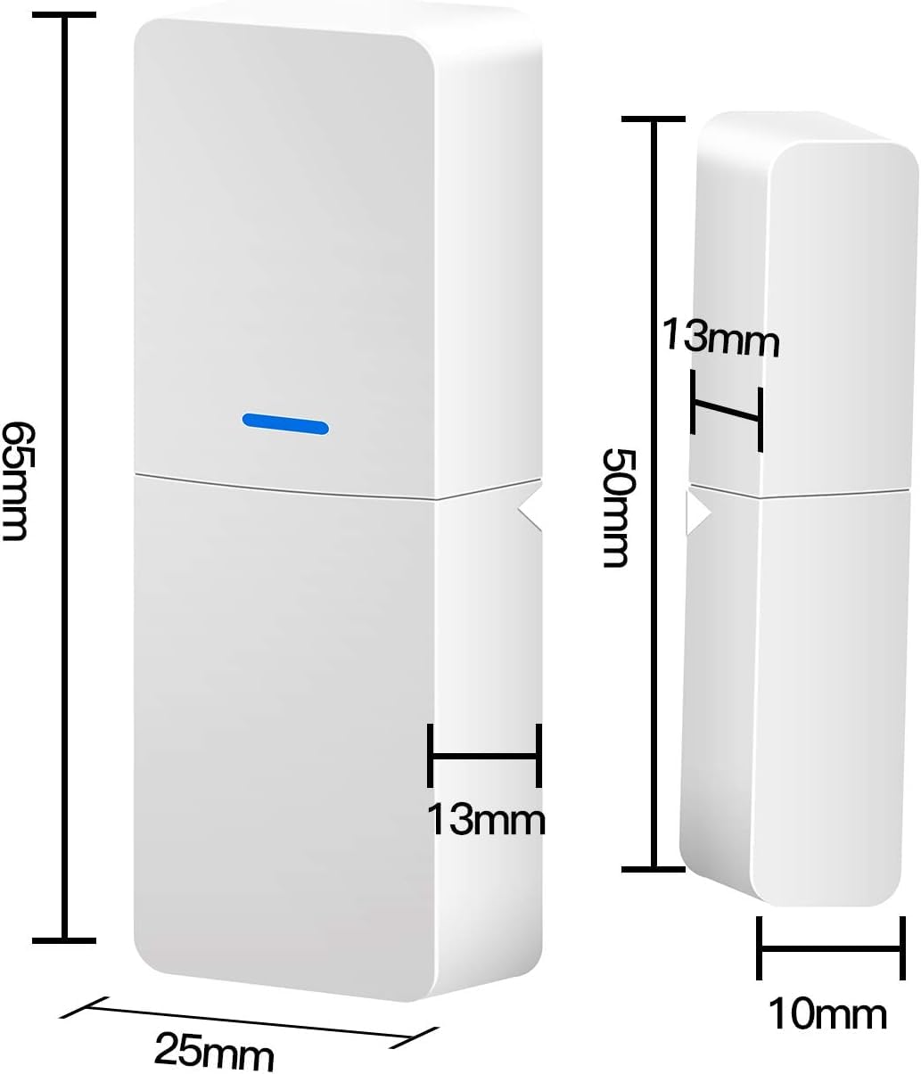 Tolviviov Alpha Contact Sensor   Compatible With Tolviviov Alpha Home Alarm System Hub