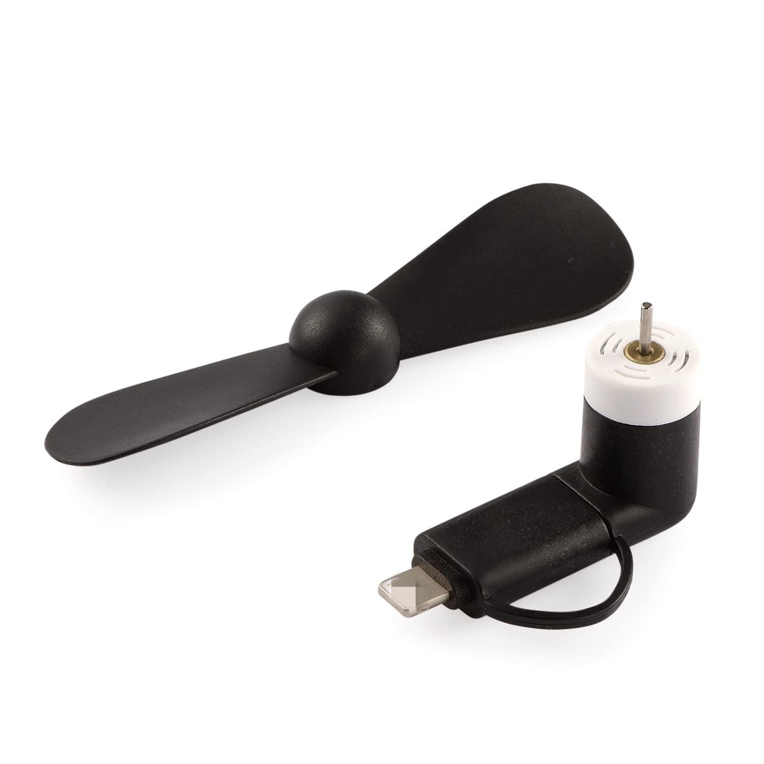 Gfytdxe Mini Cell Phone Fan   Colorful And Powerful 2 In 1 Fan Compatible For Iphone, Ipad, Android Smartphone,Tablet   Cell Pho