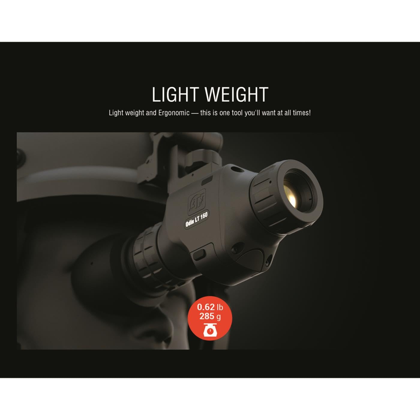 Atn Odin Lt Tiny Wearable Thermal Monocular 3 6X