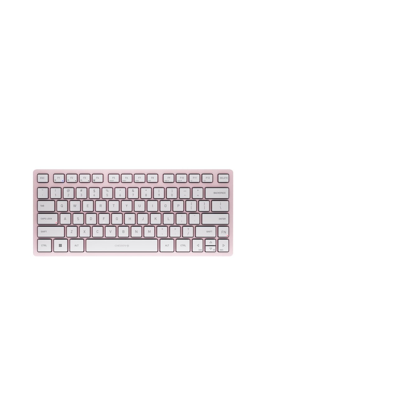 Cherry Multi-Device Compact Keyboard With Three Bluetooth Channels.Color -Cherr