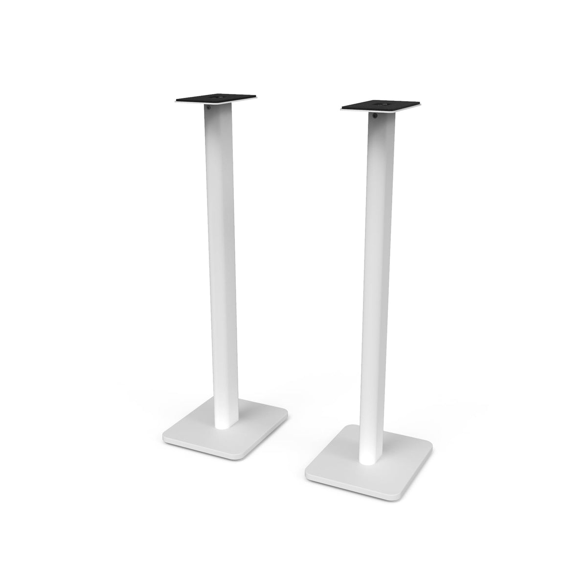 Kanto Sp32Plw Universal Speaker Floor Stands For Bookshelf Speakers | 32'' Tall | Two Sizes Rotating Top Plate W/Foam Padding |