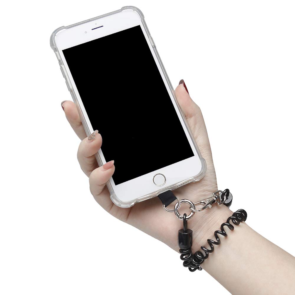 Doormoon Phone Lanyard Tether With Patch, Universal Stretchy Straps And Phone Case Anchor For Anti Drop Outdoor Skiing Hiking Cy