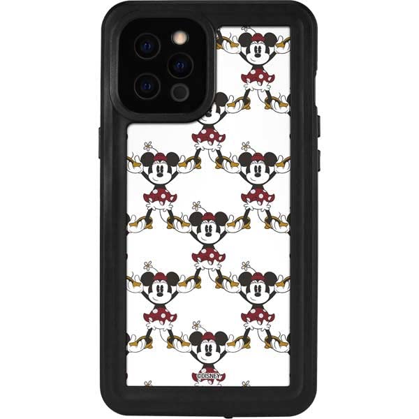 Skinit Waterproof Phone Case Compatible With Iphone 12 Pro Max   Officially Licensed Disney Minnie Mouse Pyramid Design
